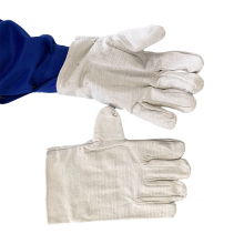Cut proof canvas handling gloves wear resistant working safety gloves